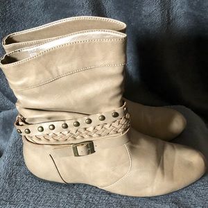 Light Tan Ankle Boots